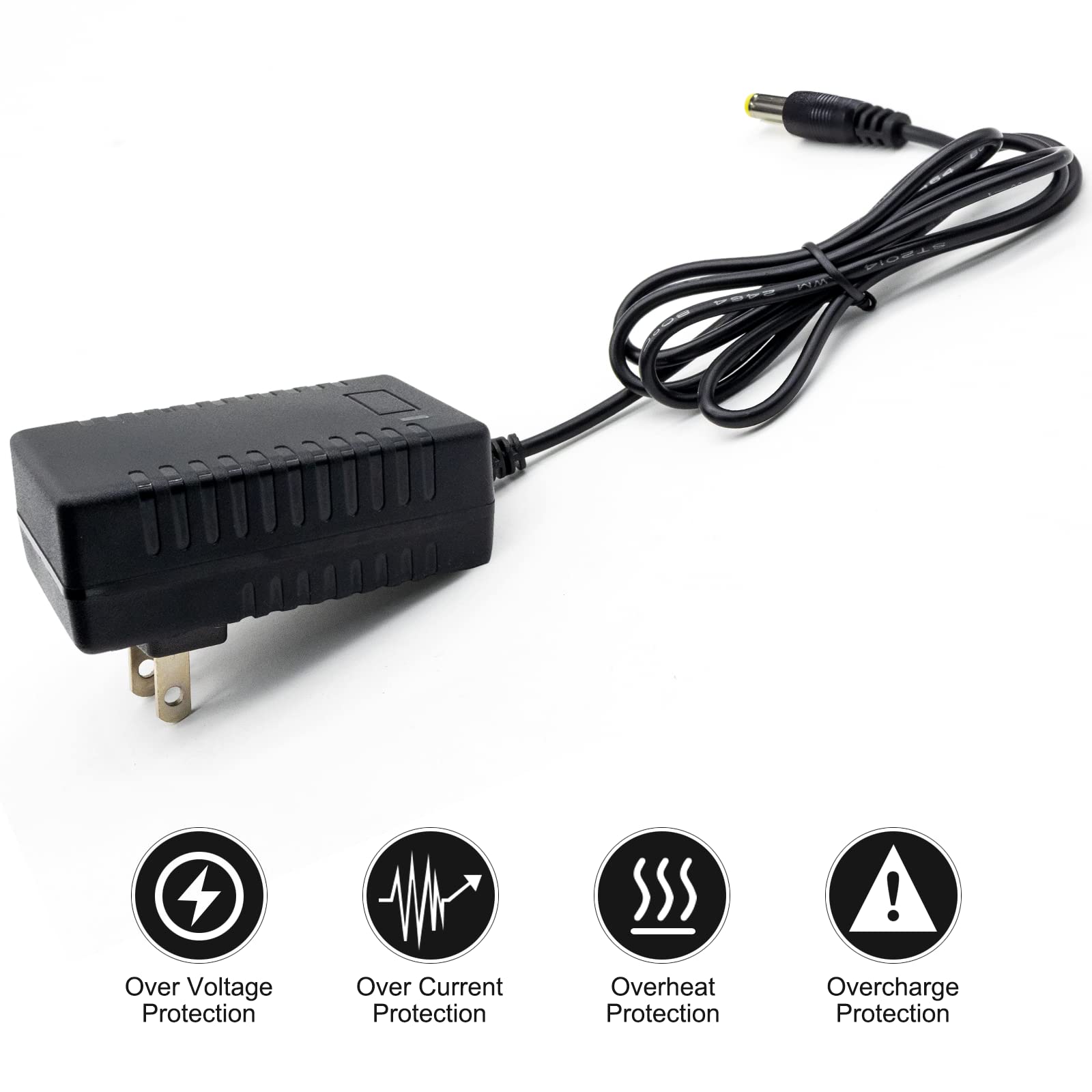 Mini Chainsaw Battery Charger - Lithium Battery Charger with American Standard Plug | Cordless Portable Charger for Handheld Electric Chainsaws | Perfect for Outdoor Cutting, Woodworking & DIY Projects