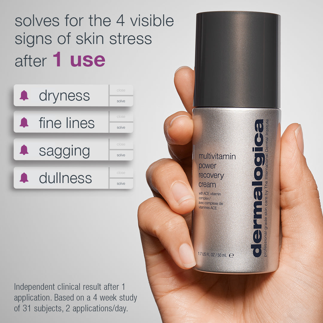 Best Multivitamin Power Recovery Cream for Skin Repair & Hydration - Ideal for Post-Workout, Dry Skin & Night Care
