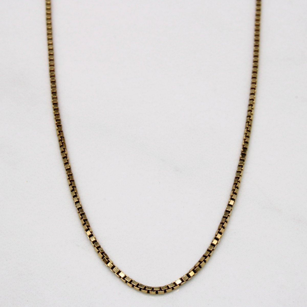 10K Yellow Gold Box Link Chain Necklace - 26 Inch Classic Dainty Jewelry for Women - Perfect for Layering, Gifts & Everyday Wear