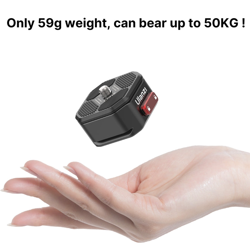 Ulanzi Claw Quick Release Kit (Gen II) 2333 - Professional Camera Mount for DSLR, Mirrorless & Action Cameras - Perfect for Vlogging, Photography & Film Making