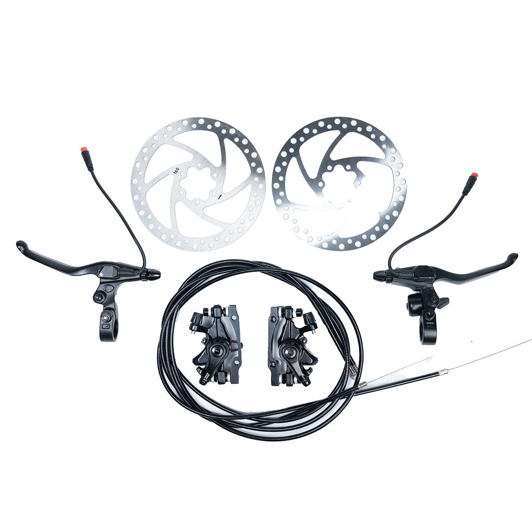 Apollo Phantom V3 V4 Electric Scooter Brake Assembly Kit - High Performance Disc Brakes for Smooth Stopping | Perfect for Commuting, Urban Riding & Off-Road Adventures