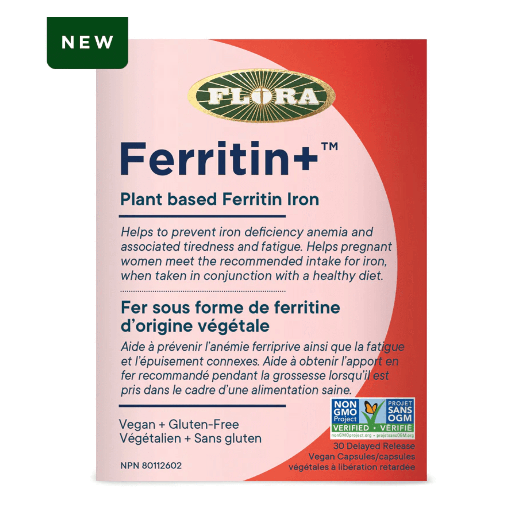 Ferritin Supplement for Iron Deficiency - Boost Energy & Support Healthy Blood Levels | Ideal for Athletes, Vegans & Anemia Relief