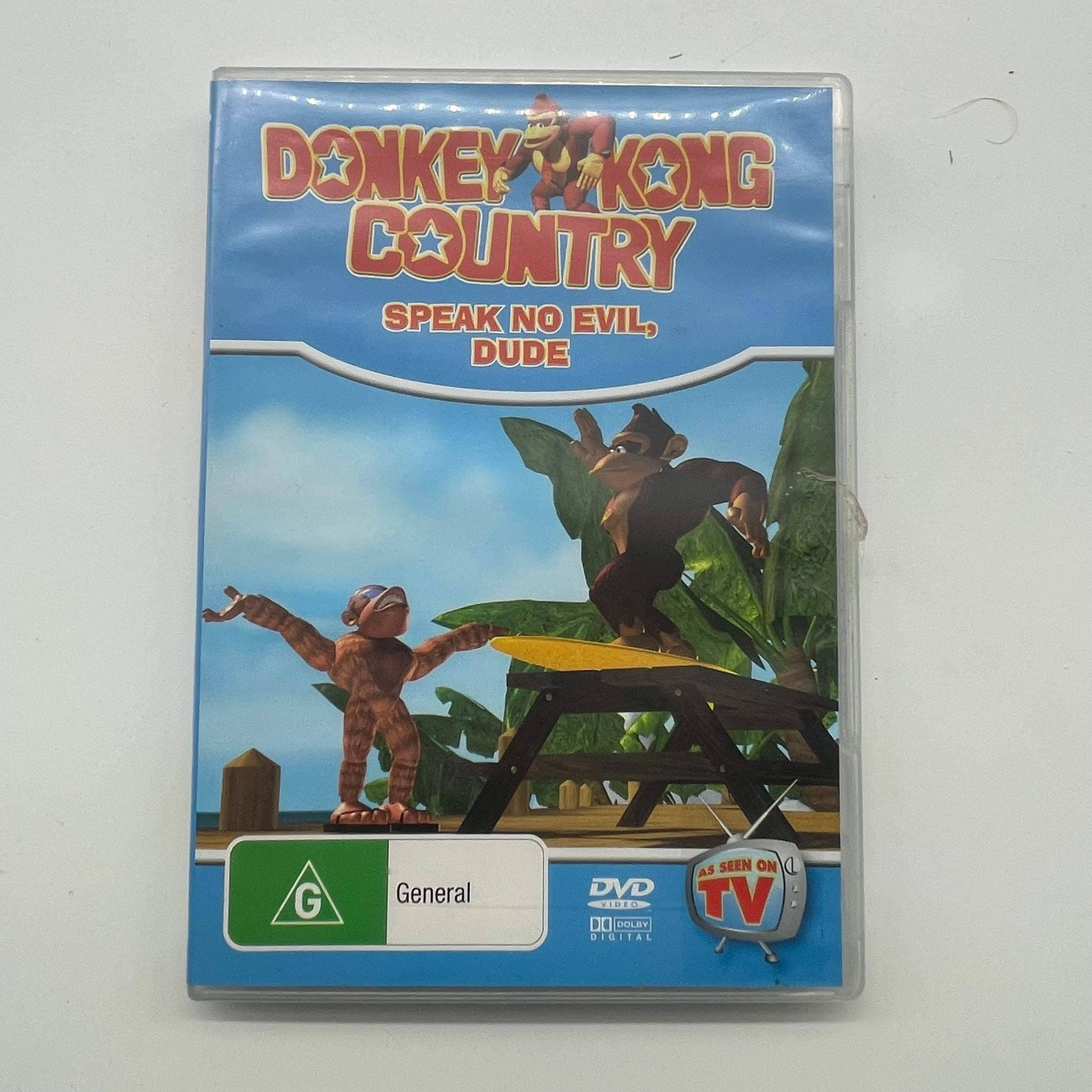 **Donkey Kong Country: Speak No Evil, Dude - Classic Animated DVD for Kids & Collectors - Perfect for Family Movie Nights & Retro Gaming Fans**