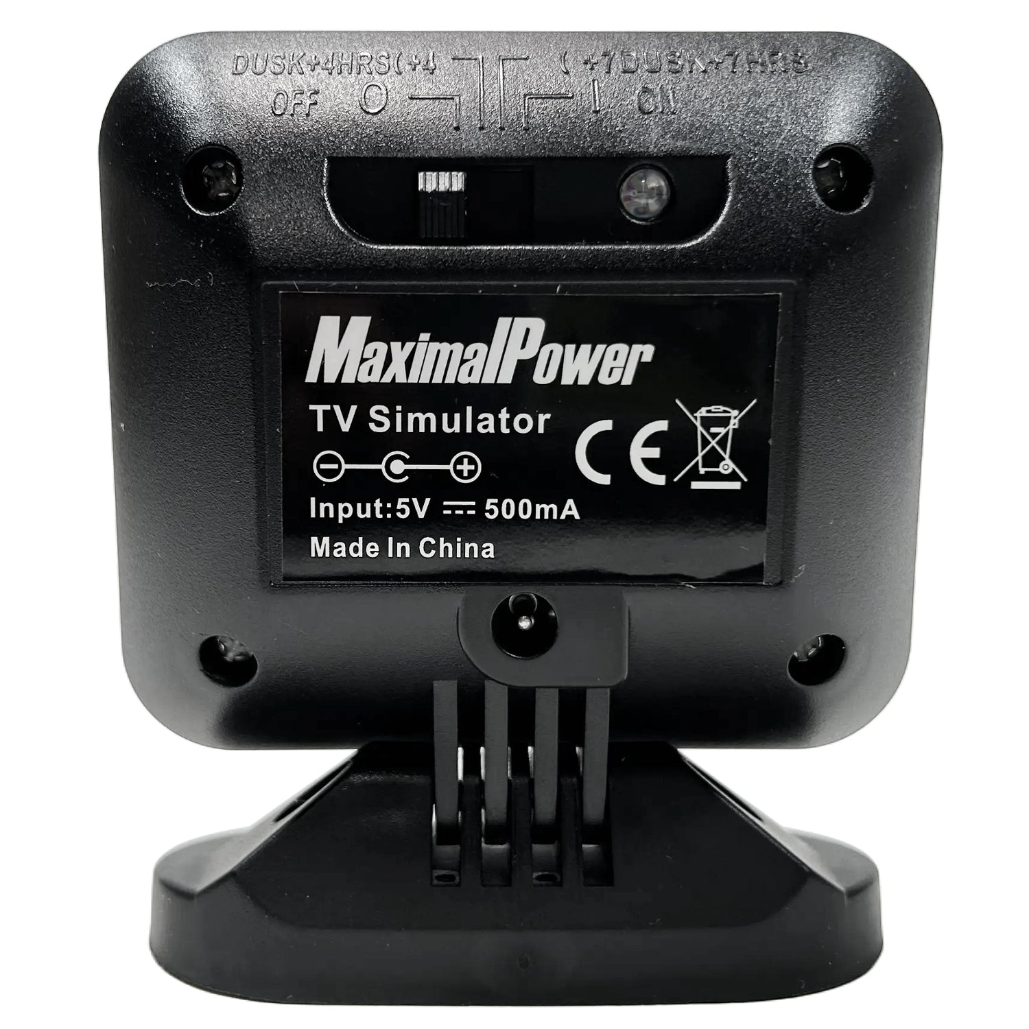 UL Certified Indoor Fake TV Simulator with Extra Bright LED Light & Timer - Perfect for Home Security & Vacation Protection