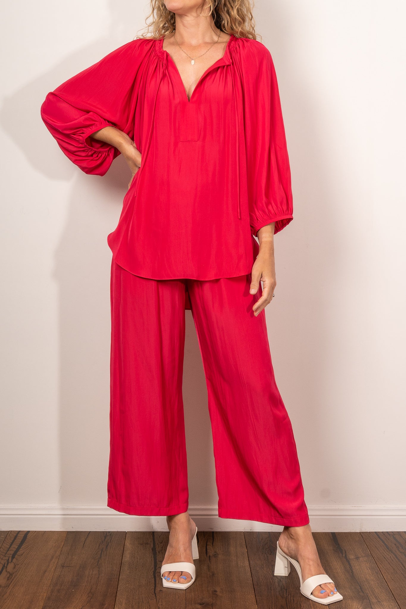 Mela Purdie Artisan Blouse Mache - Handmade Bohemian Top for Women | Perfect for Casual Wear, Date Nights & Summer Outfits