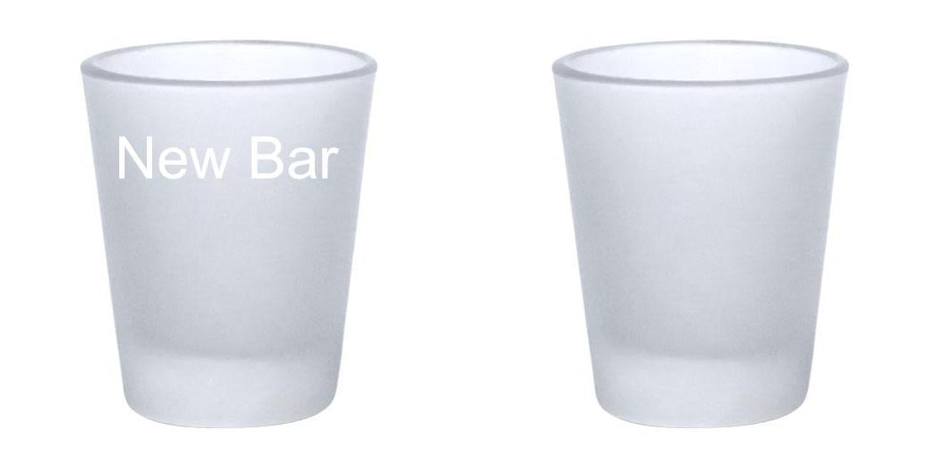 Custom BarConic® 1.75oz Frosted Shot Glasses - Bulk Wholesale for Bars, Parties & Gifts - Perfect for Cocktails, Liquor & Tequila Shots