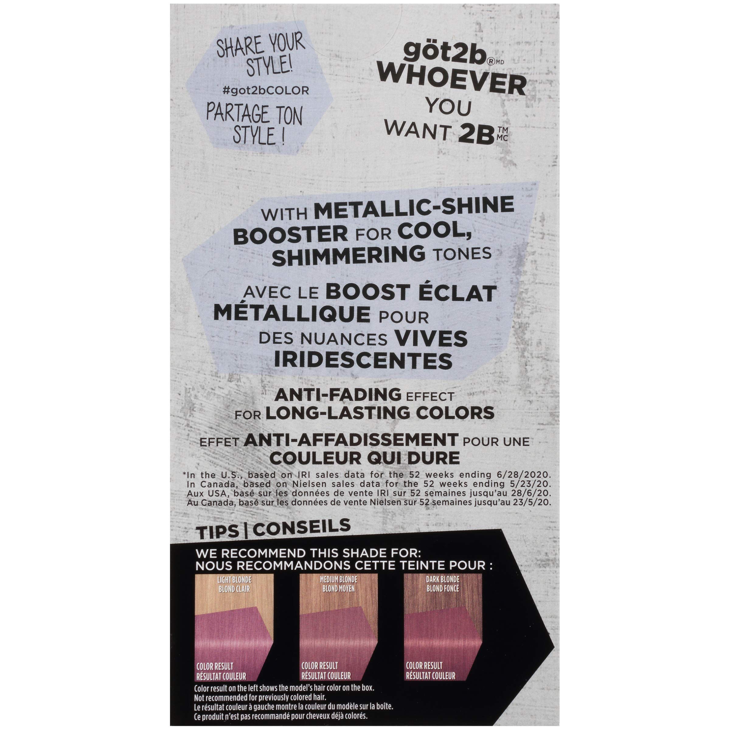 Got2b Metallics Permanent Hair Color - M84 Sakura Pink | Vibrant Long-Lasting Dye for Bold Looks | Perfect for Parties, Cosplay & Creative Styling