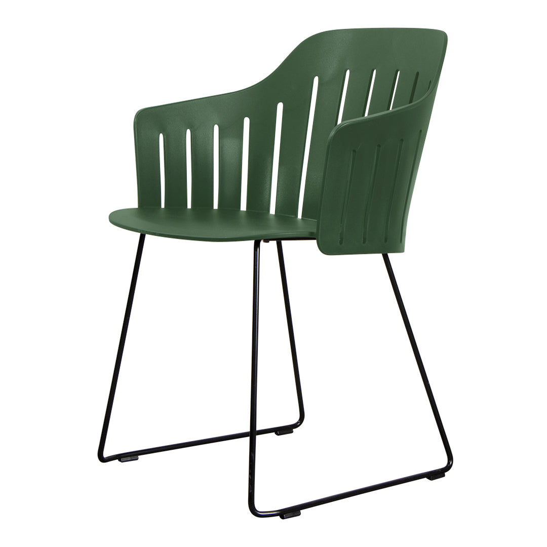 Premium Outdoor Chair with Sled Base - Heavy Duty Patio Furniture for Camping, Backyard & Garden Relaxation - Weather Resistant & Comfortable Seating Solution