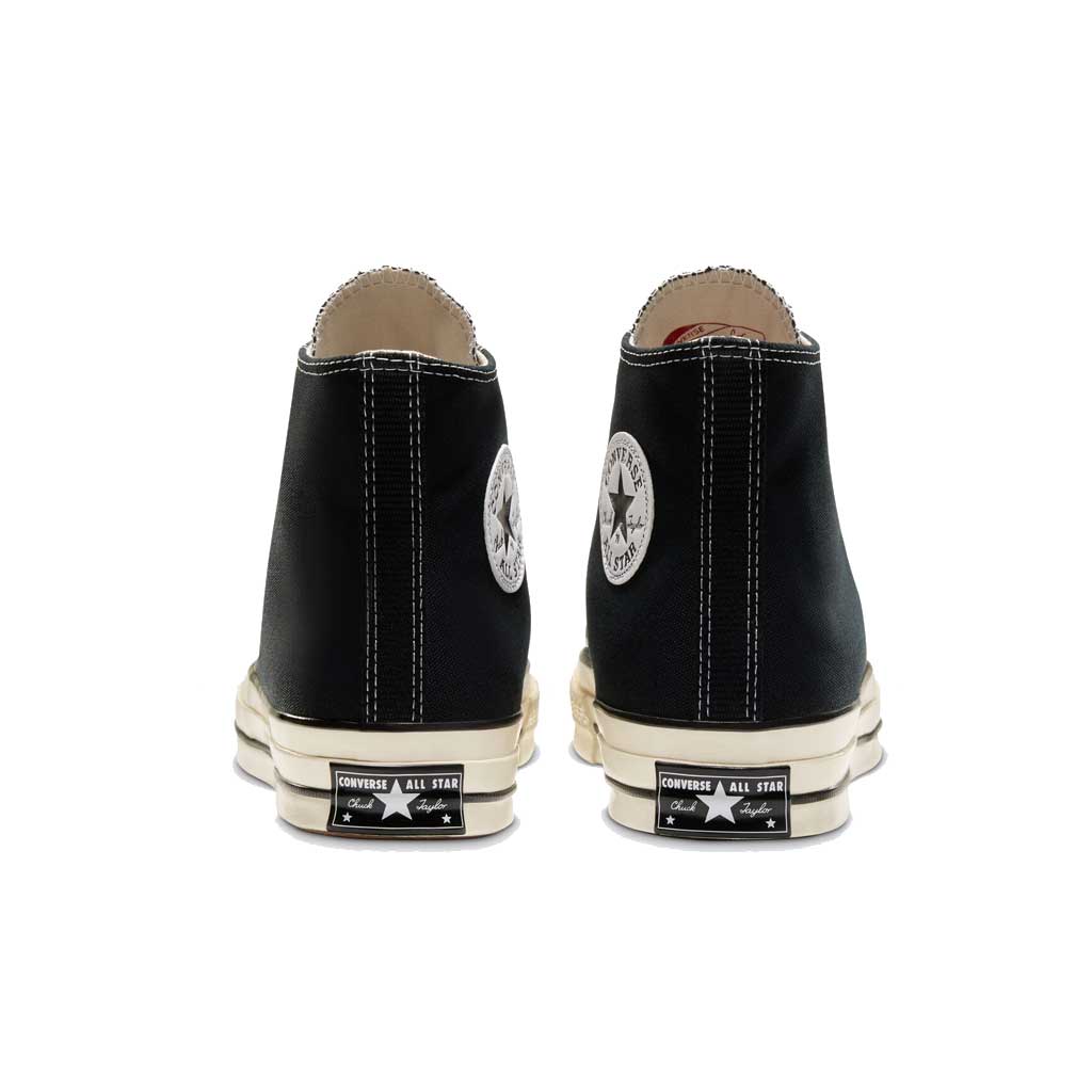 Converse Chuck 70 High Top Sneakers - Black/White Canvas Shoes for Men & Women | Casual Streetwear, Vintage Style Fashion for Everyday Wear