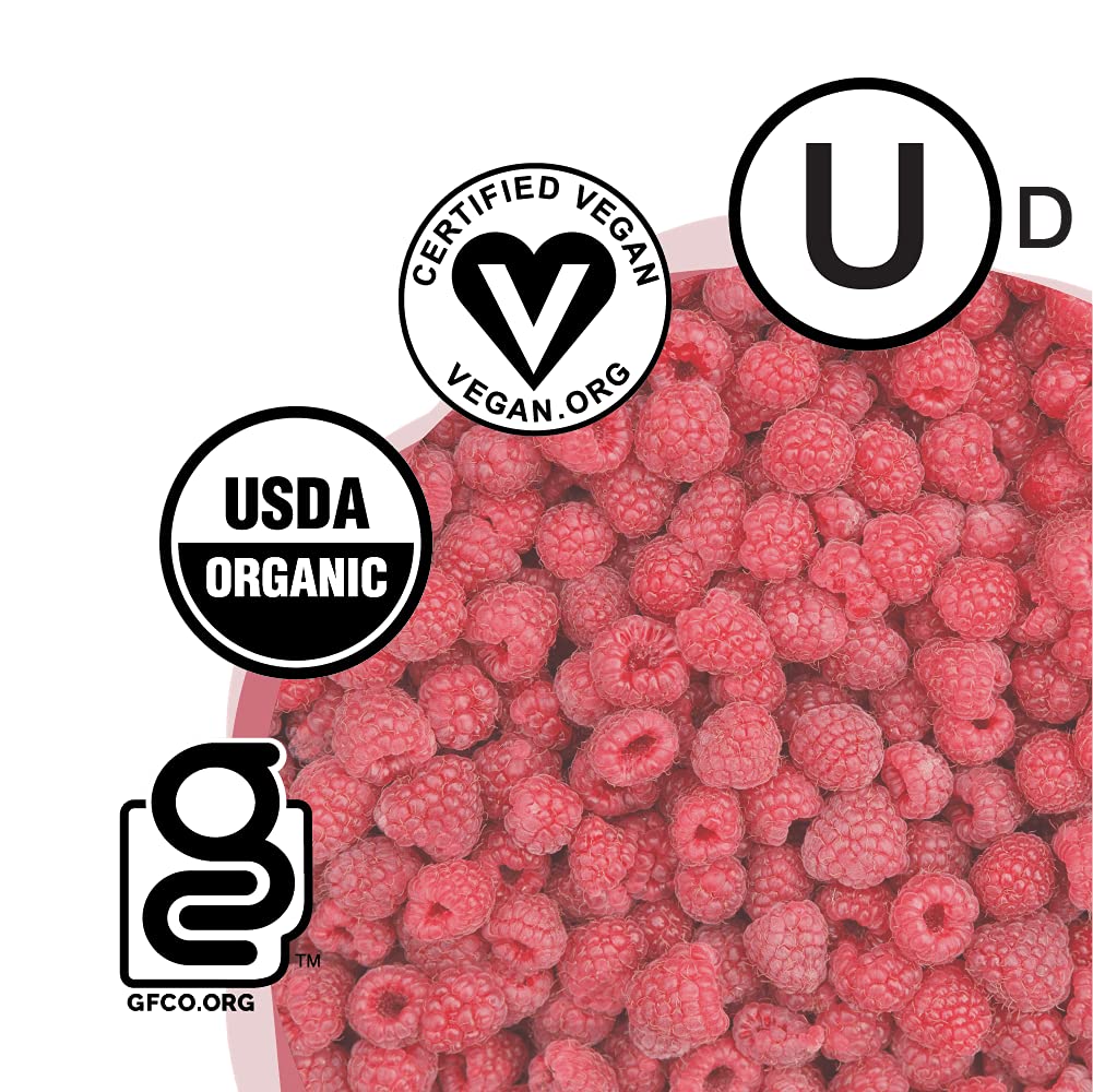 Organic Raspberry Rush Real Food Bars for Kids - 36 Pack | Healthy Plant-Based Snacks, No Refined Sugar | Vegan, Gluten-Free, Dairy-Free | Perfect for School Lunches & After-School Activities