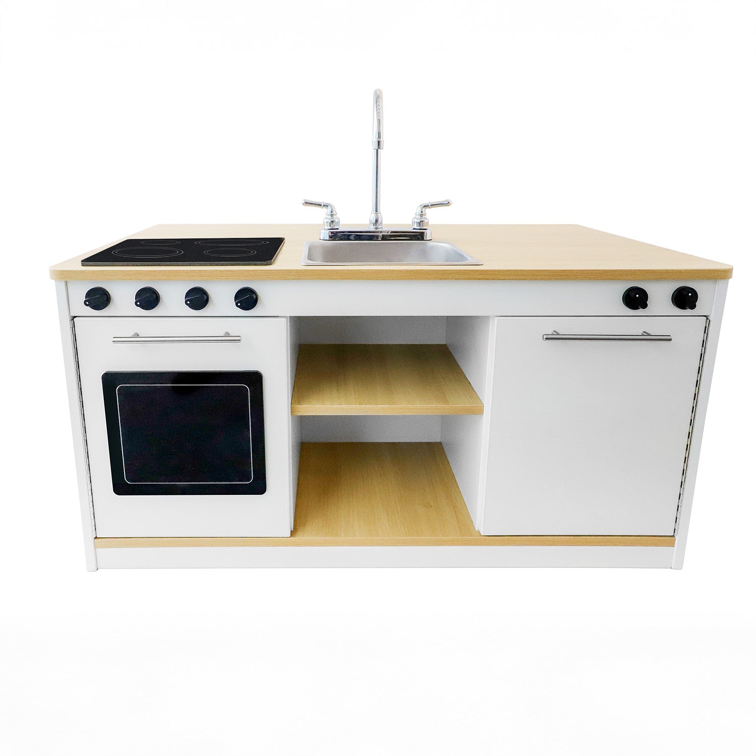 Elevated Kitchen Island Breakfast Bar with Storage - WB1976 - Perfect for Small Spaces, Apartments & Modern Kitchens