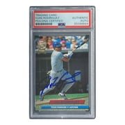 Ivan Rodriguez Autographed 1992 Fleer #139 Texas Rangers Rookie Baseball Card - PSA/DNA Certified - Perfect for Sports Memorabilia Collectors and Rangers Fans Display