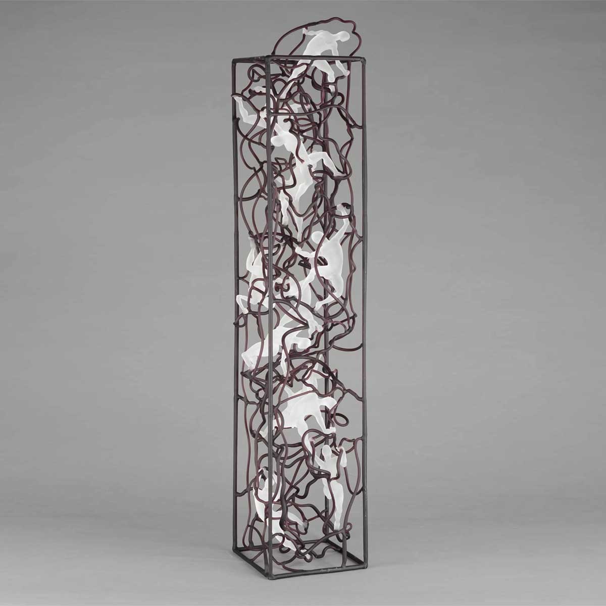 Premium Human Tower Aquarium - Unique 3D Stacking Fish Tank for Home & Office Decor - Perfect for Betta Fish, Goldfish, and Aquatic Plants