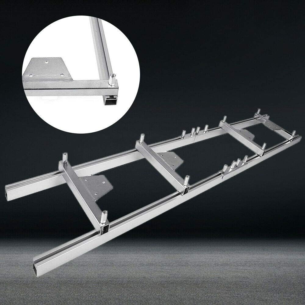 9FT 2.7M Professional Aluminum Chainsaw Mill Guide System - Heavy Duty Reinforced Timber Ladder Track for Wood Lumber Board Cutting | Perfect for DIY Woodworking, Tree Milling, and Timber Framing Projects