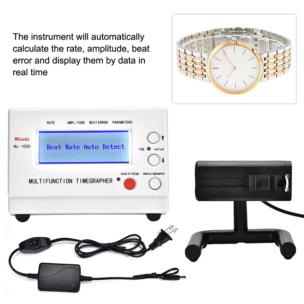 Professional Watch Timing Machine & Timegrapher - High-Precision Watch Tester & Calibrator for Mechanical Watches | Perfect for Watchmakers, Repair Shops & Enthusiasts