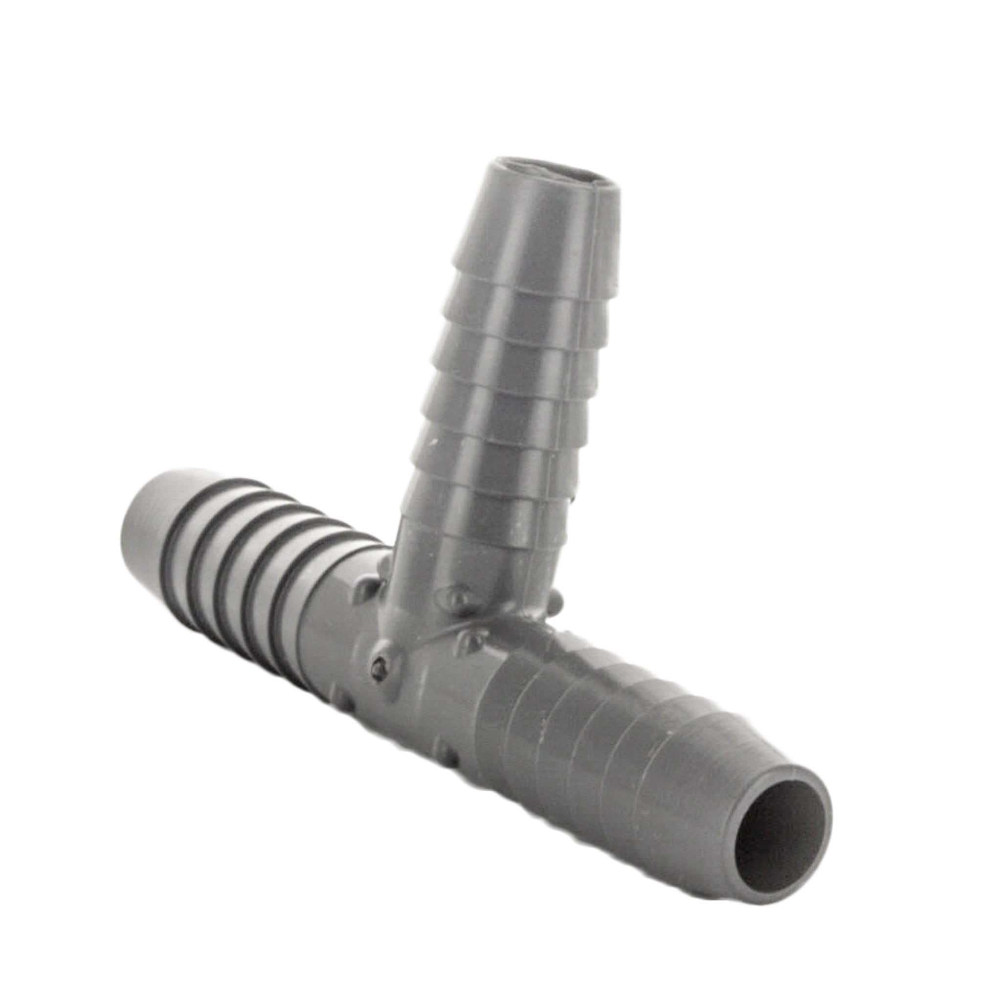 1/2 Inch Insert Tee Fitting - High-Quality Brass Plumbing Connector for Water & Gas Lines - Perfect for DIY Home Repairs & Plumbing Projects