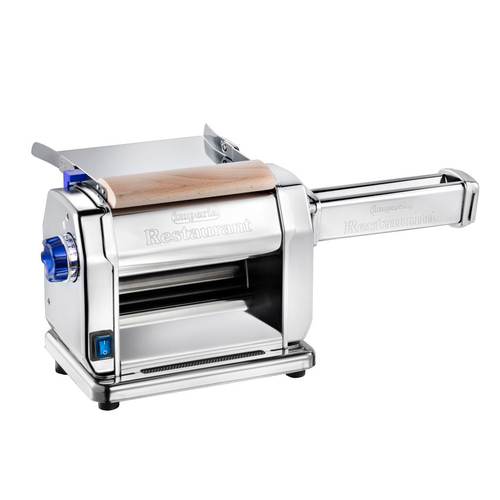 Imperia Electric Pasta Maker Machine - 8.66 Inch Stainless Steel Roller for Homemade Pasta Dough | Perfect for Italian Cuisine, Restaurants & Home Kitchens