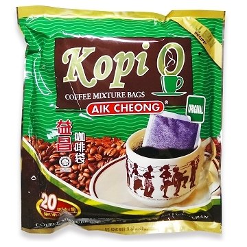 5 Pack Aik Cheong Original Black Coffee (Kopi O) Instant Sachets – 100 Count (5 x 20) – Premium Malaysian Import – Rich & Bold Flavor – Fast Free Shipping – Perfect for Office, Travel & Home Brewing