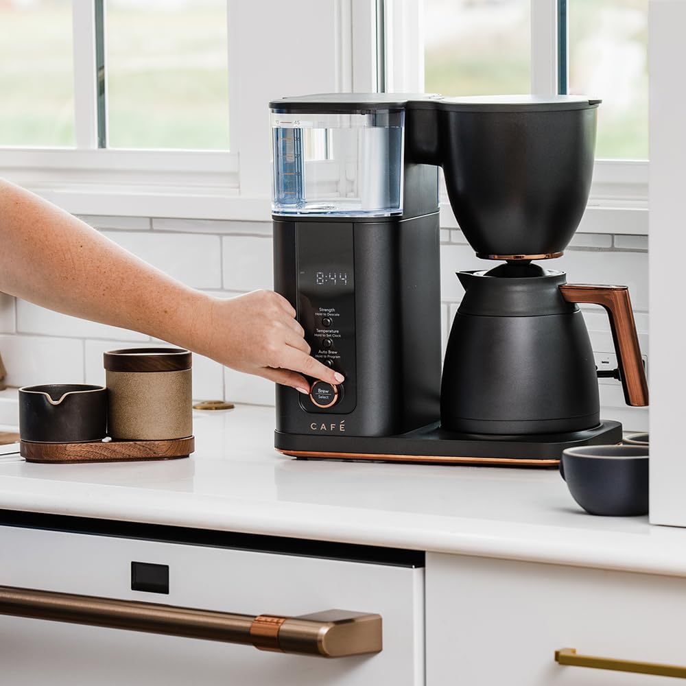 Premium 10-Cup WiFi Smart Coffee Maker with Thermal Carafe - SCA Certified Barista-Grade Drip Brewer, Voice Control & Smart Home Compatible - Perfect for Home Kitchen, Office & Entertaining Guests