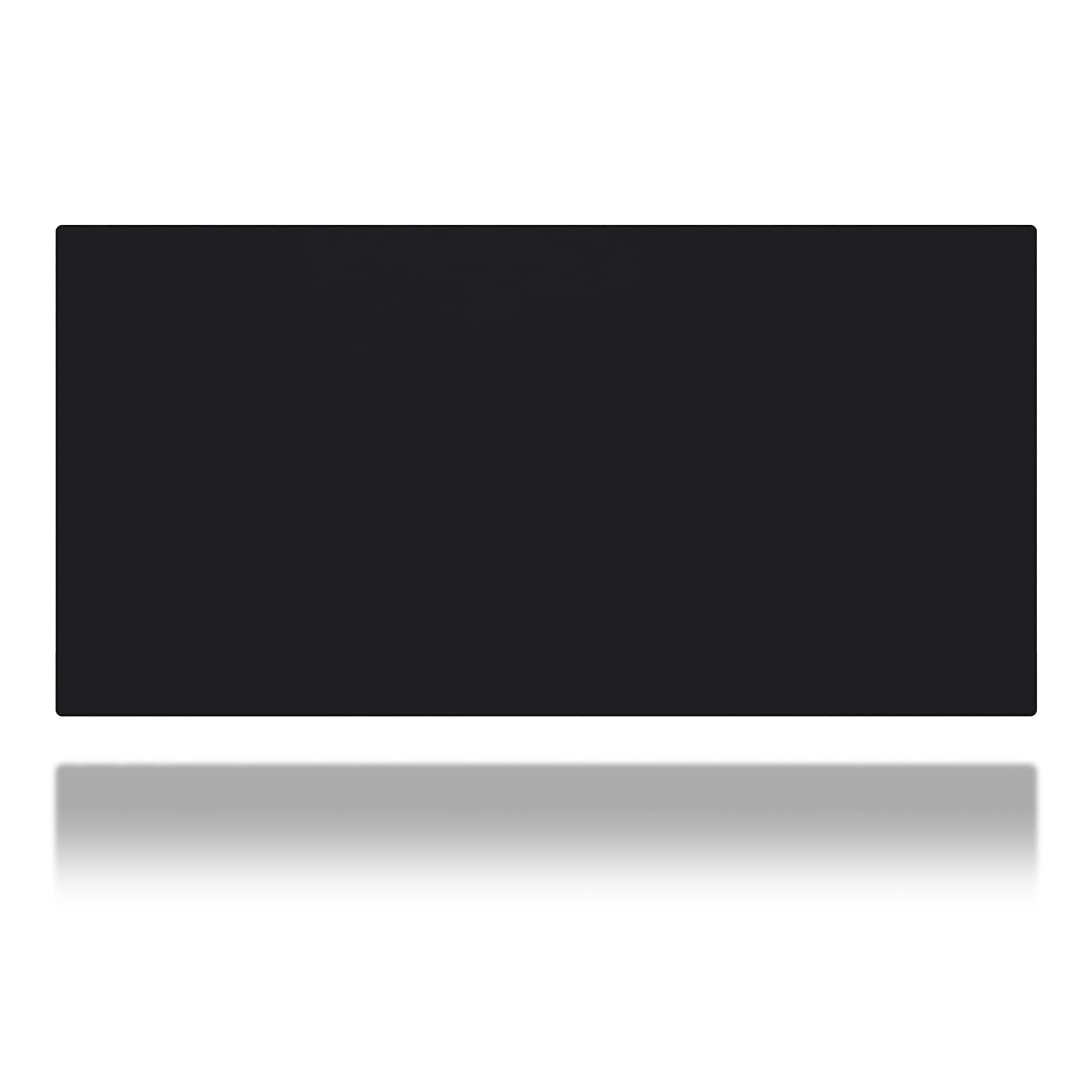 Extra Large Gaming Mouse Pad 72x36 Inches - Non-Slip Rubber Base, Stitched Edges - XXL Desk Mat for PC, Keyboard & Mouse - Perfect for Gaming, Office & Home Workspace (All Black, No Logo)