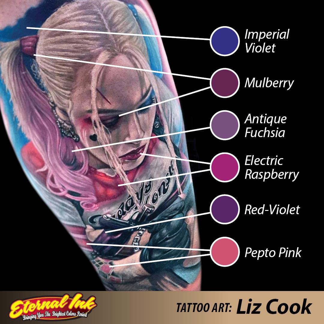 Eternal Ink Liz Cook Pepto Pink Tattoo Ink - Vibrant Long-Lasting Color for Professional Tattoo Artists - Perfect for Sleeves, Cover-Ups & Fine Line Work