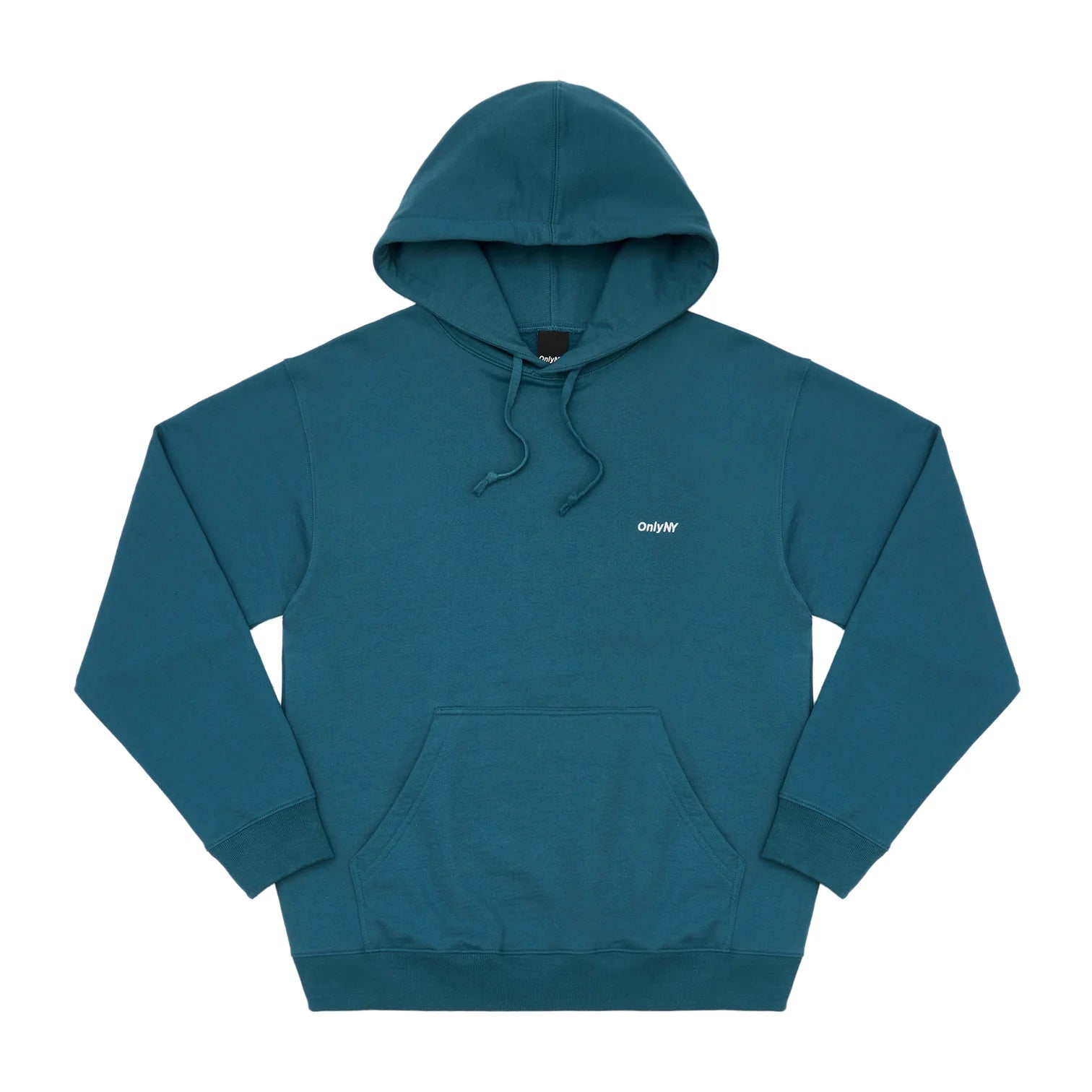Only NY Core Logo Hoodie - Teal Green Pullover for Men & Women | Casual Streetwear, Loungewear, and Winter Fashion