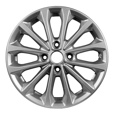 16 Inch Ford Fiesta OEM Wheel Rim ALY03966 Silver - Compatible with 2014-2017 Models (Part #C1BC1007DC) - Perfect for Replacement & Car Upgrades