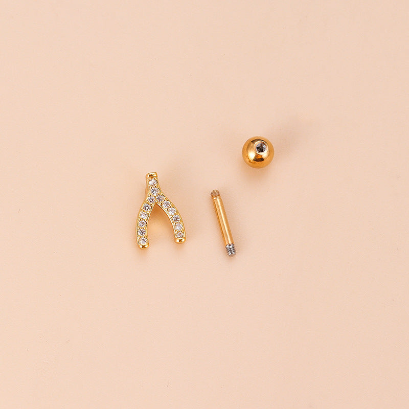 16G Tiny Bumble Bee Stud Earrings - Heart Conch Helix Cartilage Studs with Ball Back - Hypoallergenic Stainless Steel Jewelry for Women | Perfect for Everyday Wear, Gifts & Piercing Healing