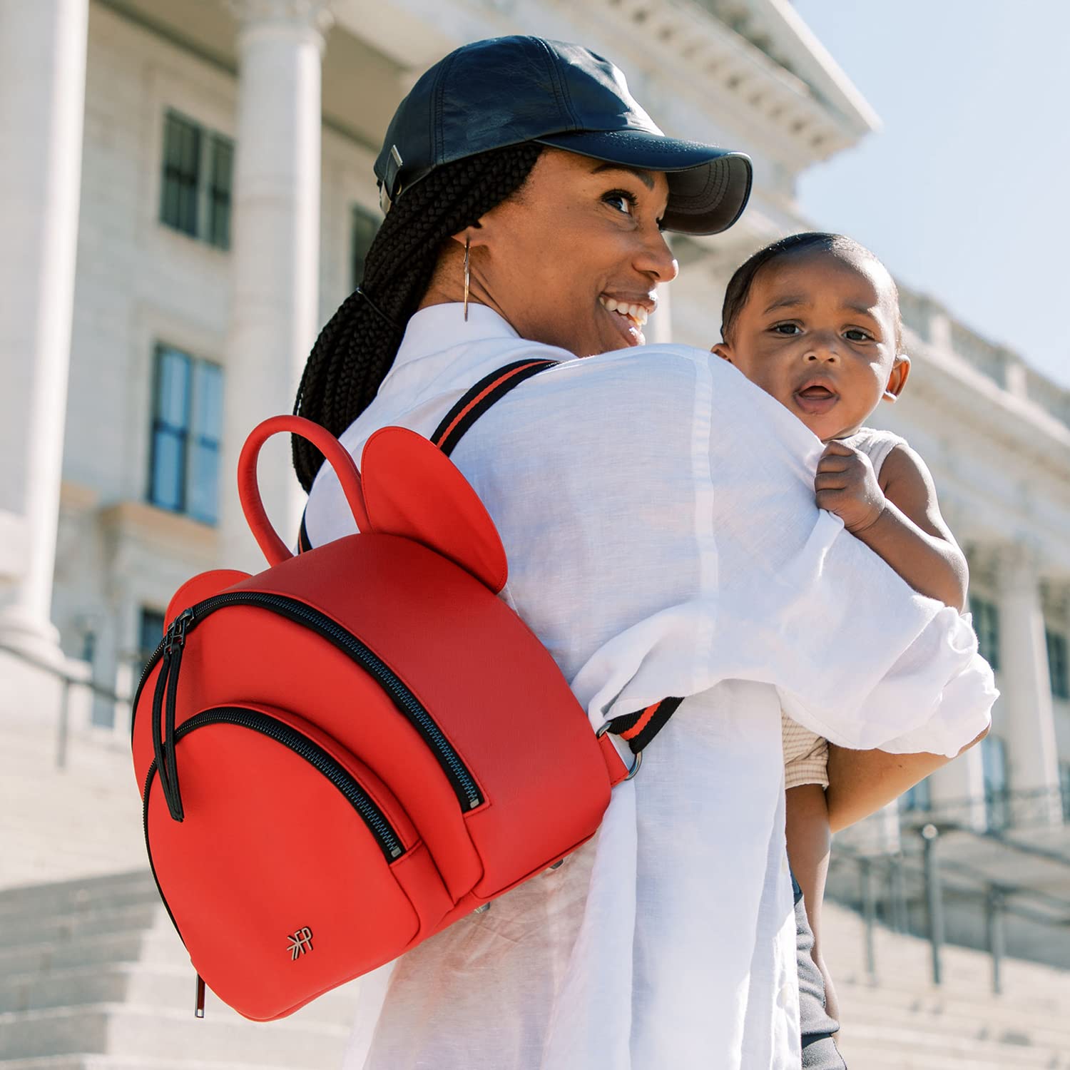 Freshly Picked Anaheim Backpack - Rouge Mickey Style | Durable & Stylish Disney-Themed Backpack for School, Travel & Everyday Use