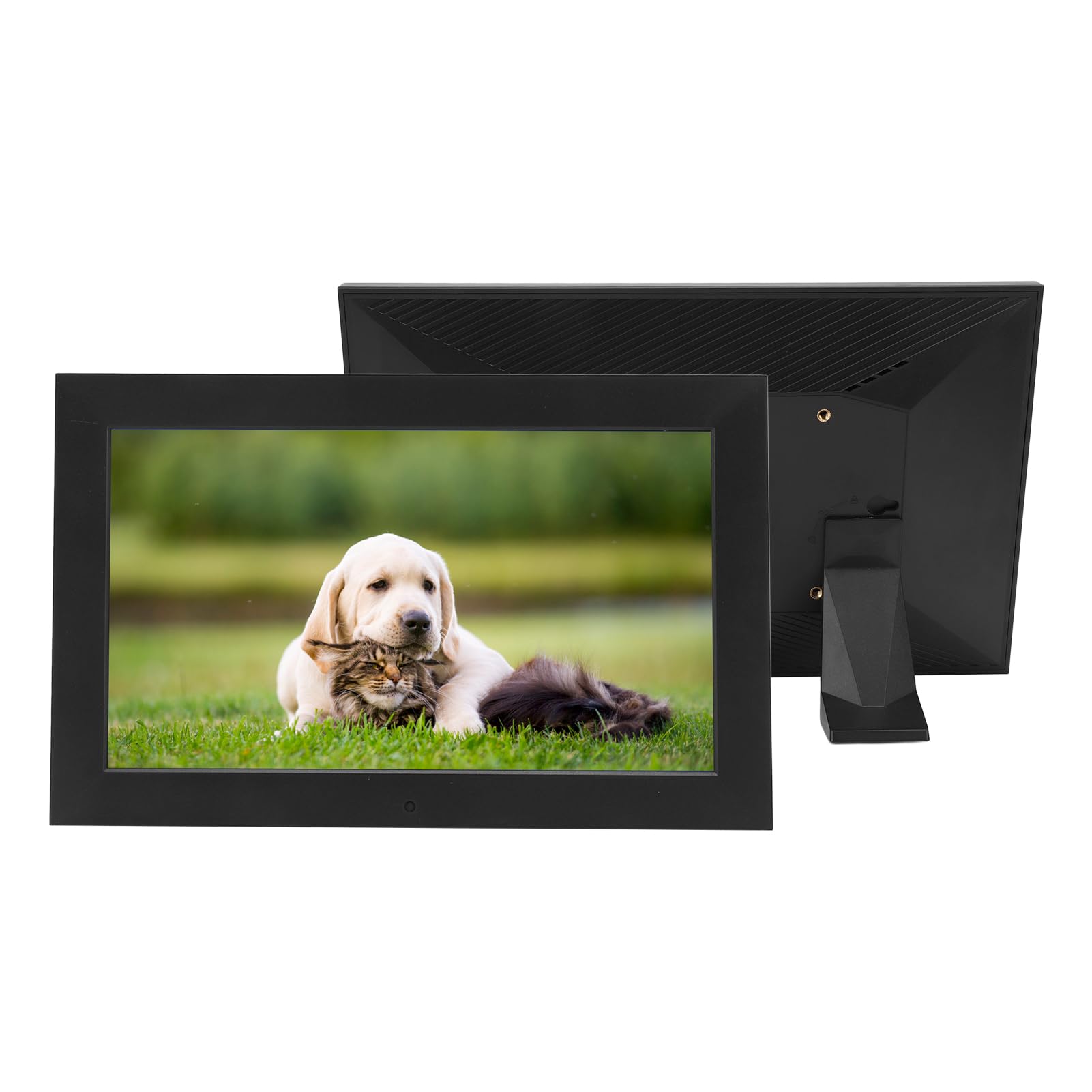 10 Inch Digital Photo Frame - HD 1280x800 Resolution, Multi-Format Support, ABS Material, Electronic Calendar & Clock - Perfect for Home Decor, Office Display & Gift Giving (UK Plug)