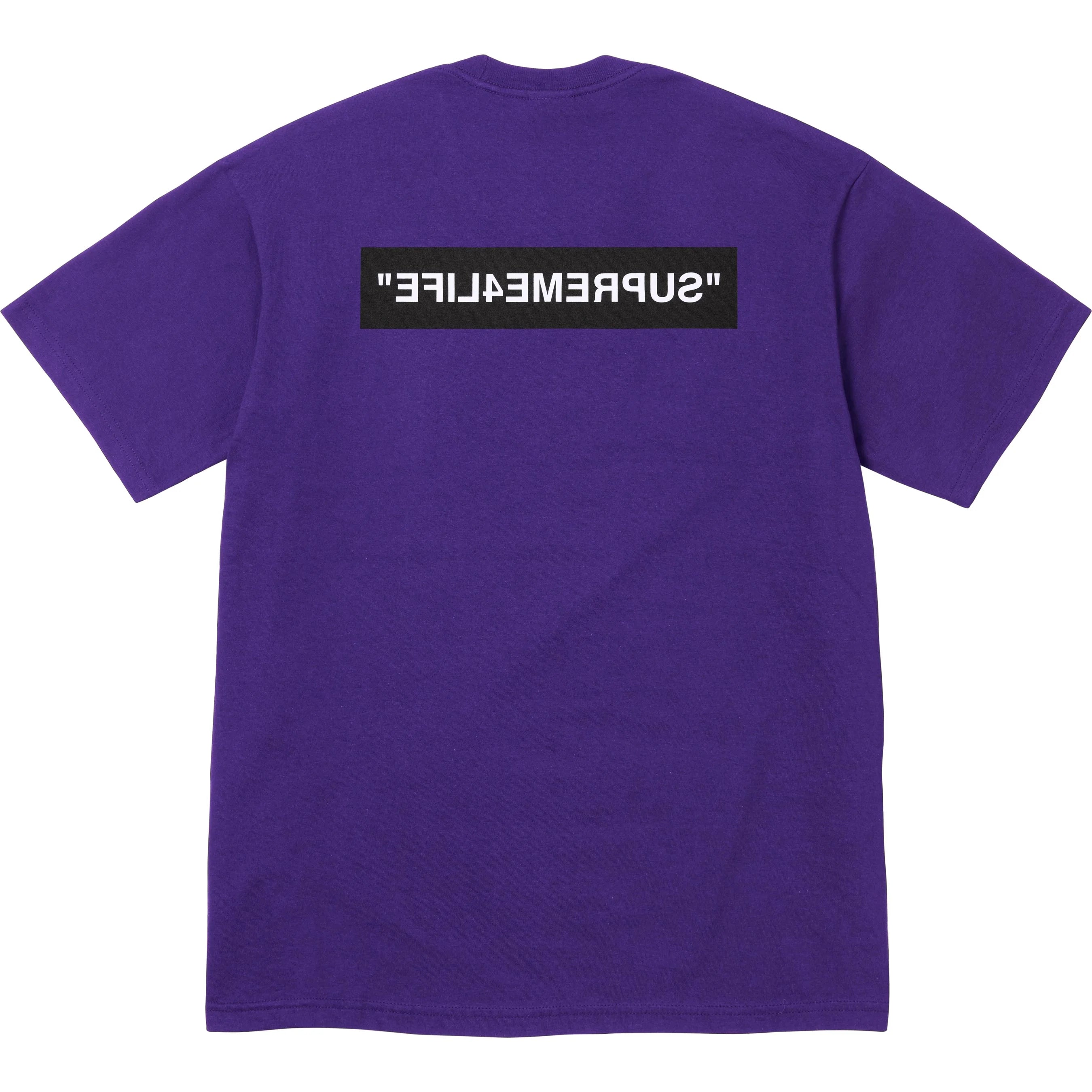 Supreme 4 Life T-Shirt - Purple Cotton Streetwear Tee for Men & Women | Casual Wear, Hip Hop Fashion, Urban Street Style