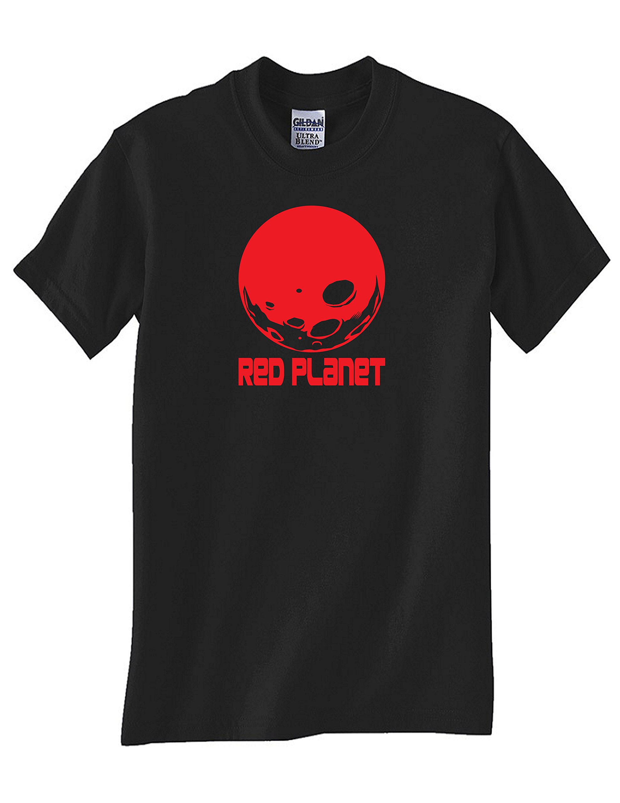 RED Planet Black T-Shirt for Men & Women | Cool Graphic Tee | Casual & Streetwear Fashion | Perfect for Daily Wear, Parties & Gifts