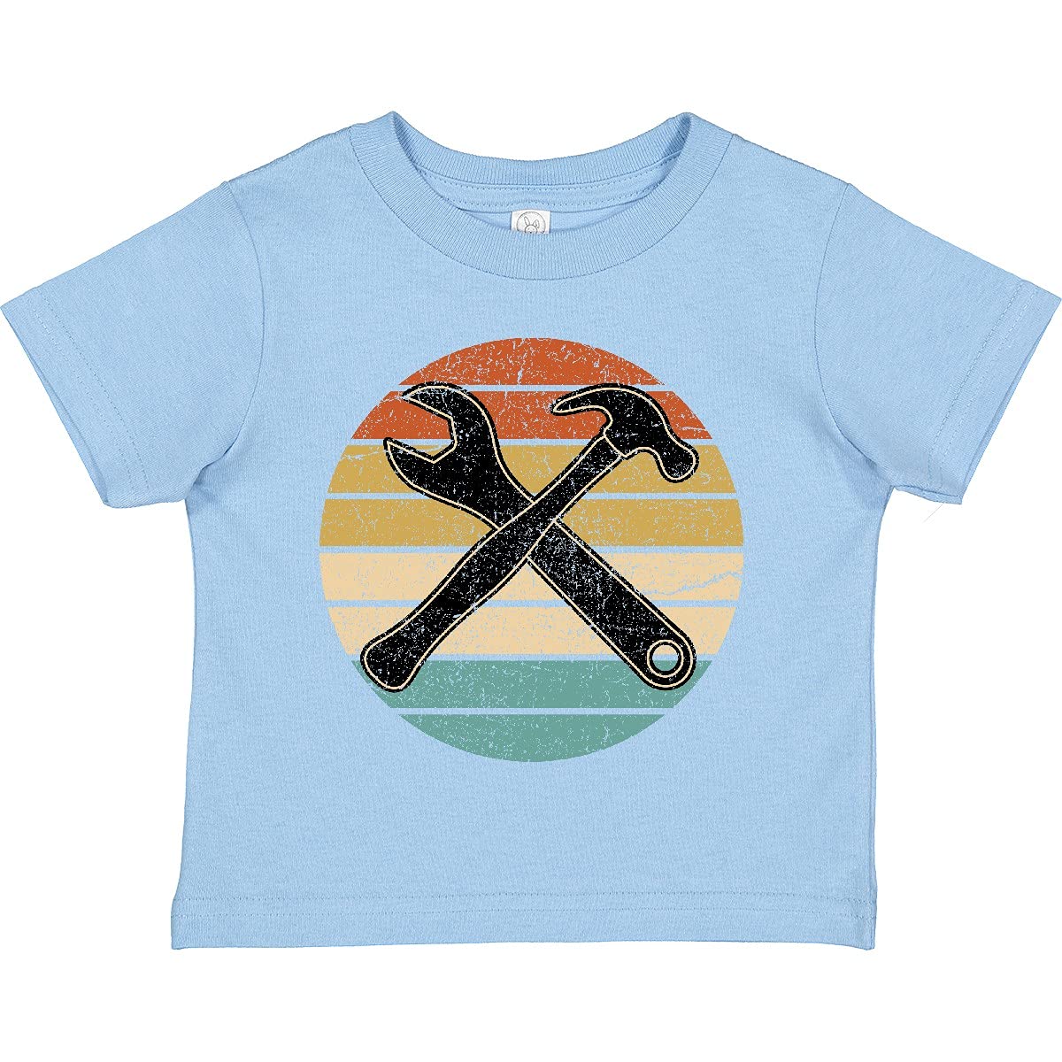 Inktastic Mechanic Tool Set Toddler T-Shirt - Cute Workwear for Little Handymen | Perfect for DIY Projects, Playtime & Father-Son Matching Outfits