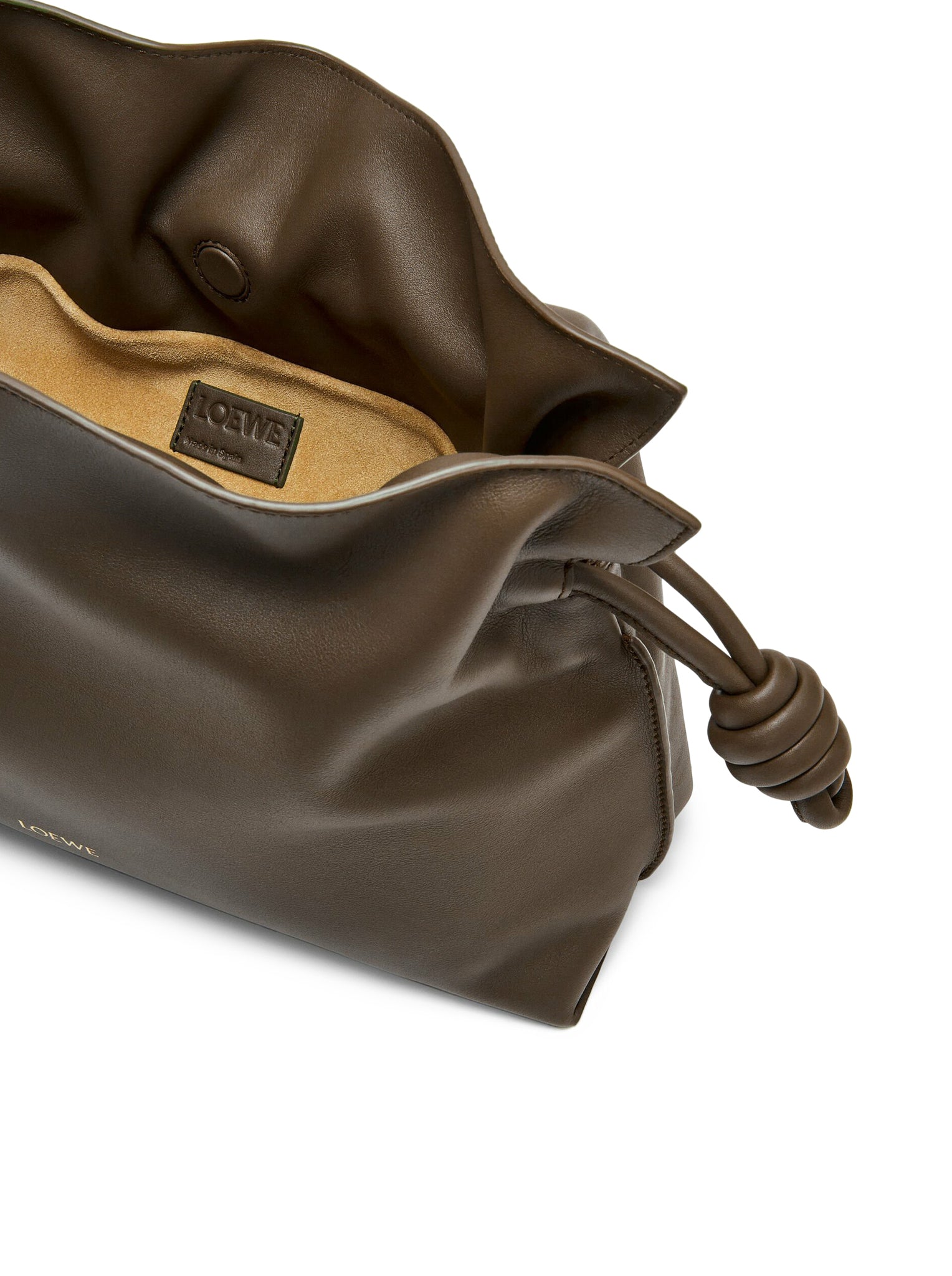 Flamenco Clutch Medium Bag in Calfskin Nappa Leather - Elegant Women's Evening Purse for Parties, Weddings & Special Occasions