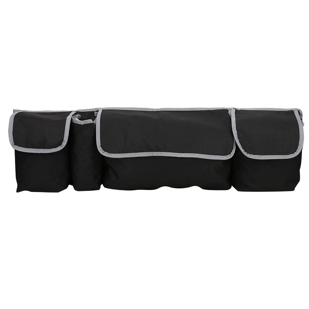CHICIRIS Universal Car Trunk Storage Organizer - Hanging Rear Seat Back Bag for SUV, Sedan & Minivan - Black Multi-Pocket Vehicle Storage Solution - Perfect for Road Trips, Groceries & Sports Equipment