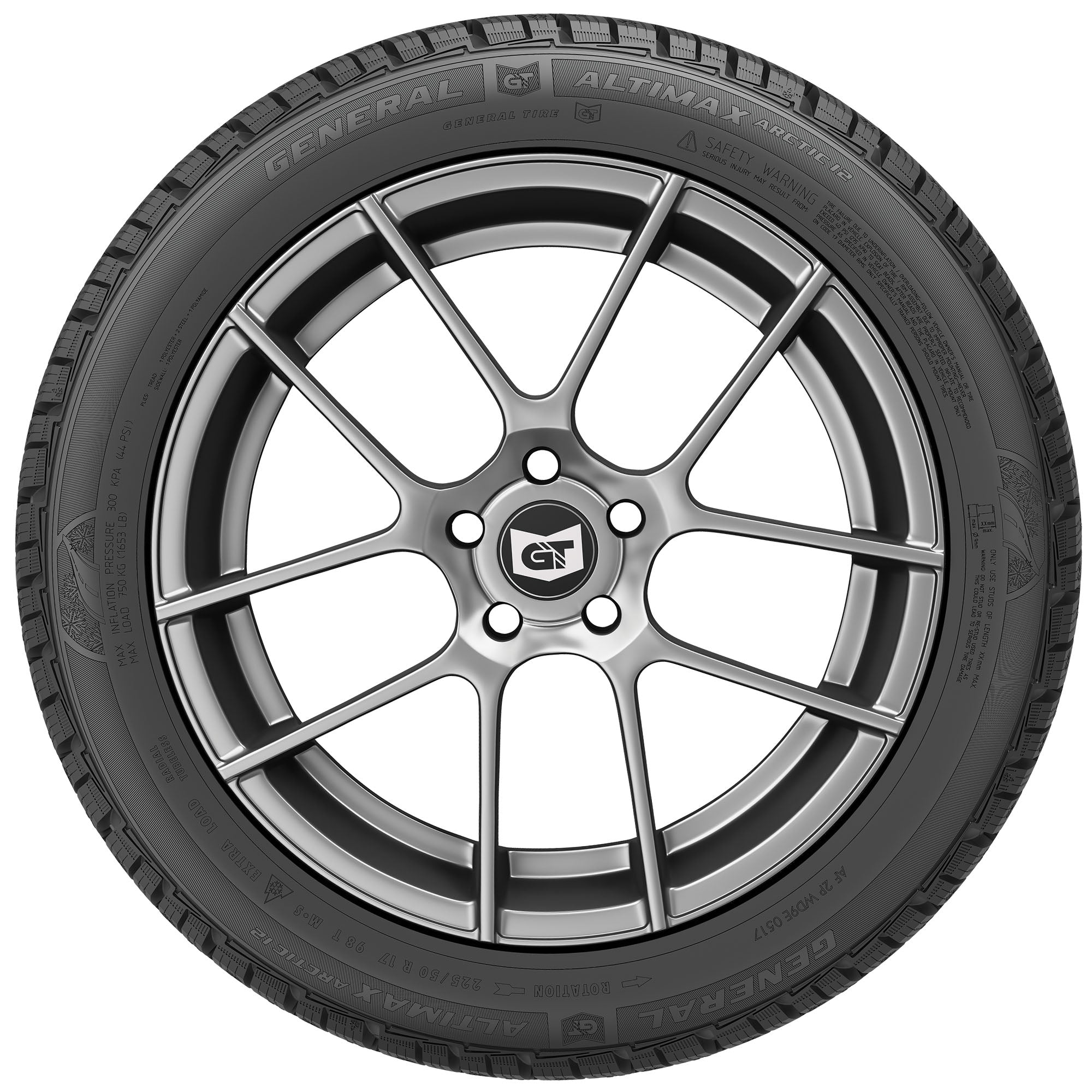 General Altimax Arctic 175/65R15 88T Studded Winter Tires - Premium Snow & Ice Traction for Cars, SUVs & Light Trucks - Ideal for Harsh Winter Driving Conditions