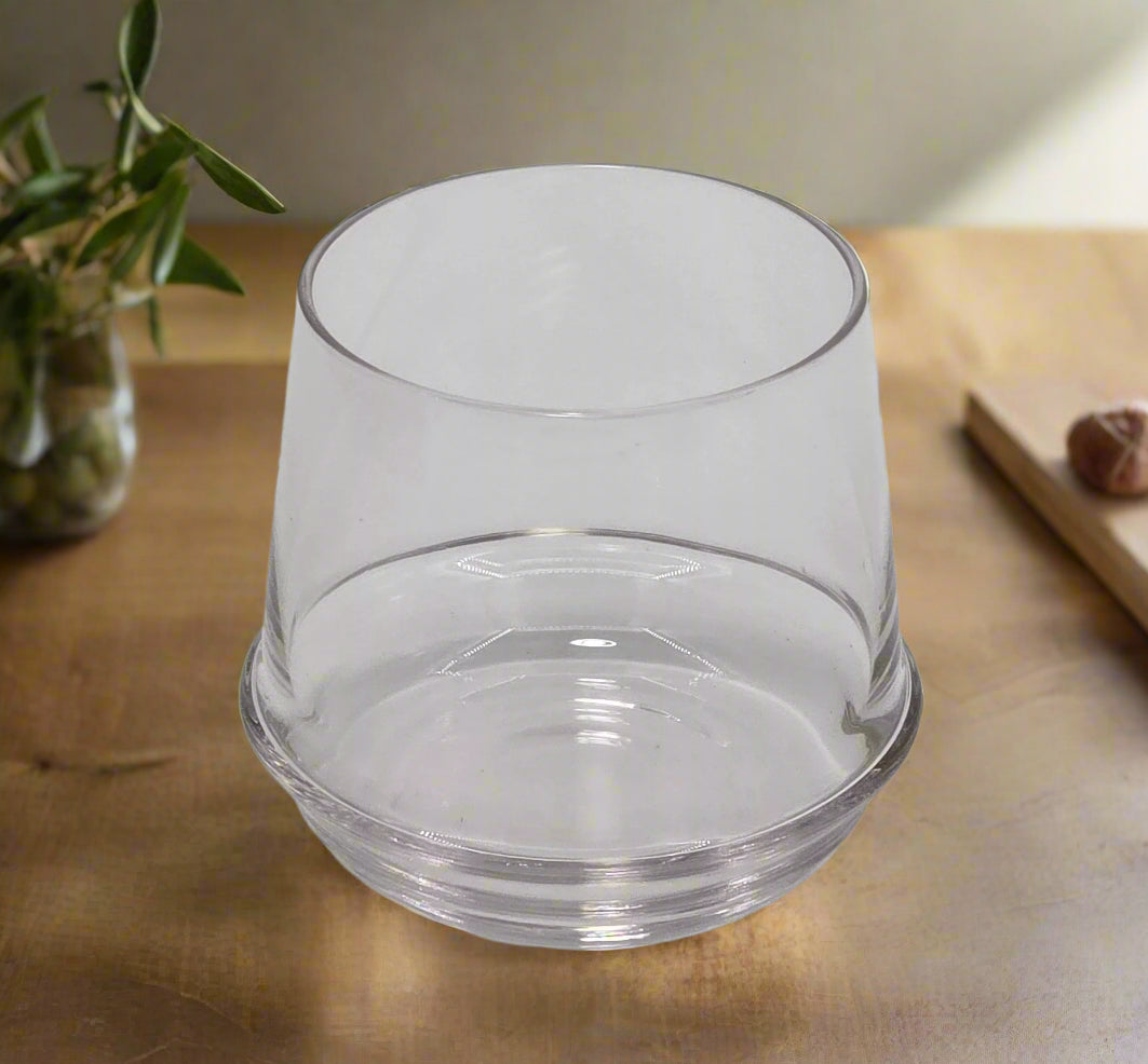 6-Piece Water Glass Set - Clear Drinking Glasses for Home, Restaurant & Party Use - Durable & Elegant Glassware for Water, Juice & Beverages