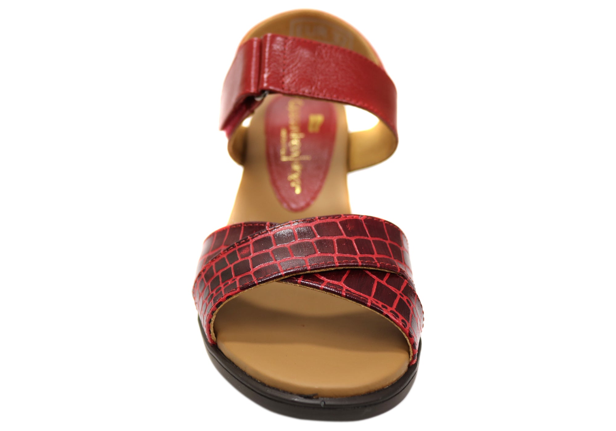 Vivian Women's Comfortable Leather Mid Heel Sandals - Stylish & Breathable Open Toe Shoes for Work, Party & Summer Outfits