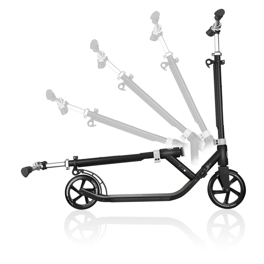 Globber NL 205 180 Duo Adult Scooter - Cobalt Blue | Foldable Commuter Scooter for Urban Travel & Leisure Riding