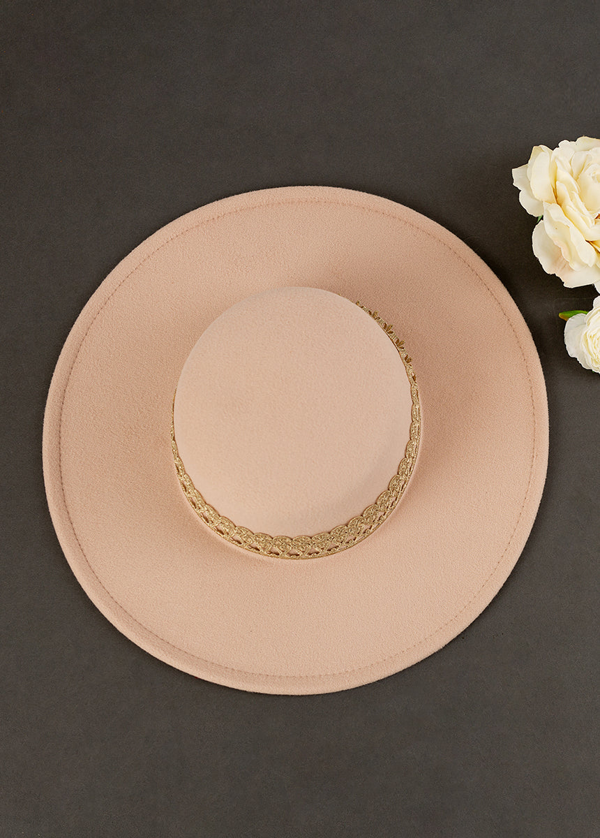 Hallie Hat in Shell - Stylish Women's Sun Hat for Beach, Summer, and Outdoor Activities