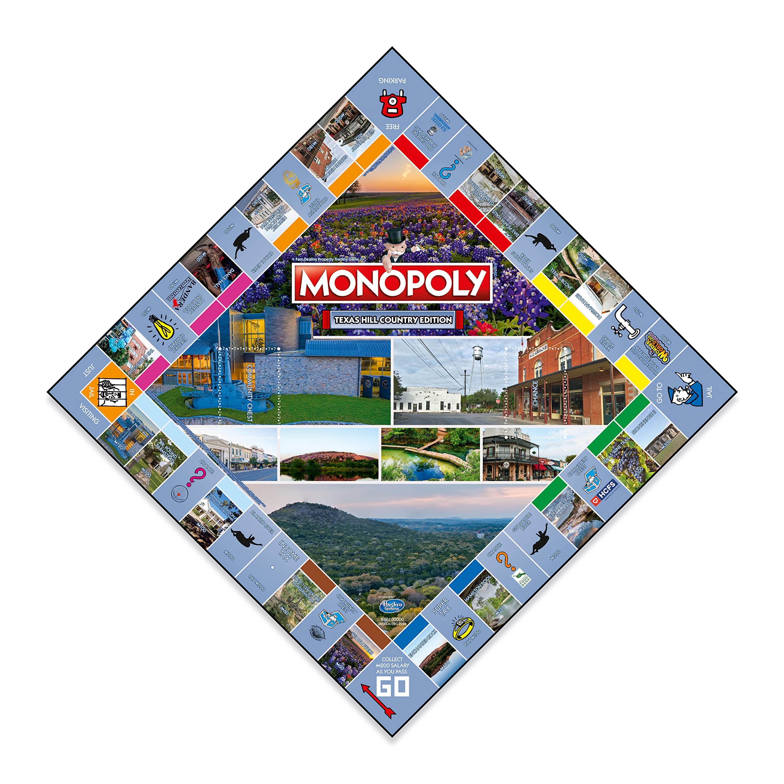 Monopoly Texas Hill Country Edition Board Game for 2-6 Players | Family Fun Game Night for Kids 8+ & Adults | Strategy Board Game for Parties & Family Gatherings