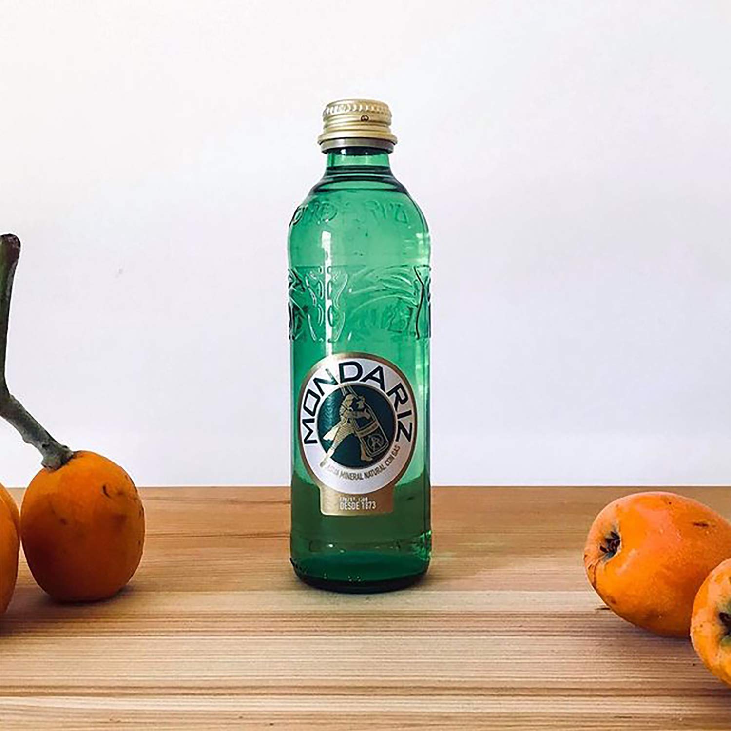 Mondariz Sparkling Mineral Water - 24 Pack of 330mL Glass Bottles | Premium Natural Carbonated Water for Parties, Restaurants & Healthy Hydration