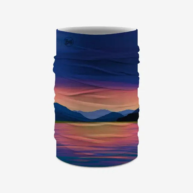 BUFF Original Lake Sunrise Multifunctional Headwear - UV Protection, Moisture Wicking for Hiking, Running, Cycling & Outdoor Activities