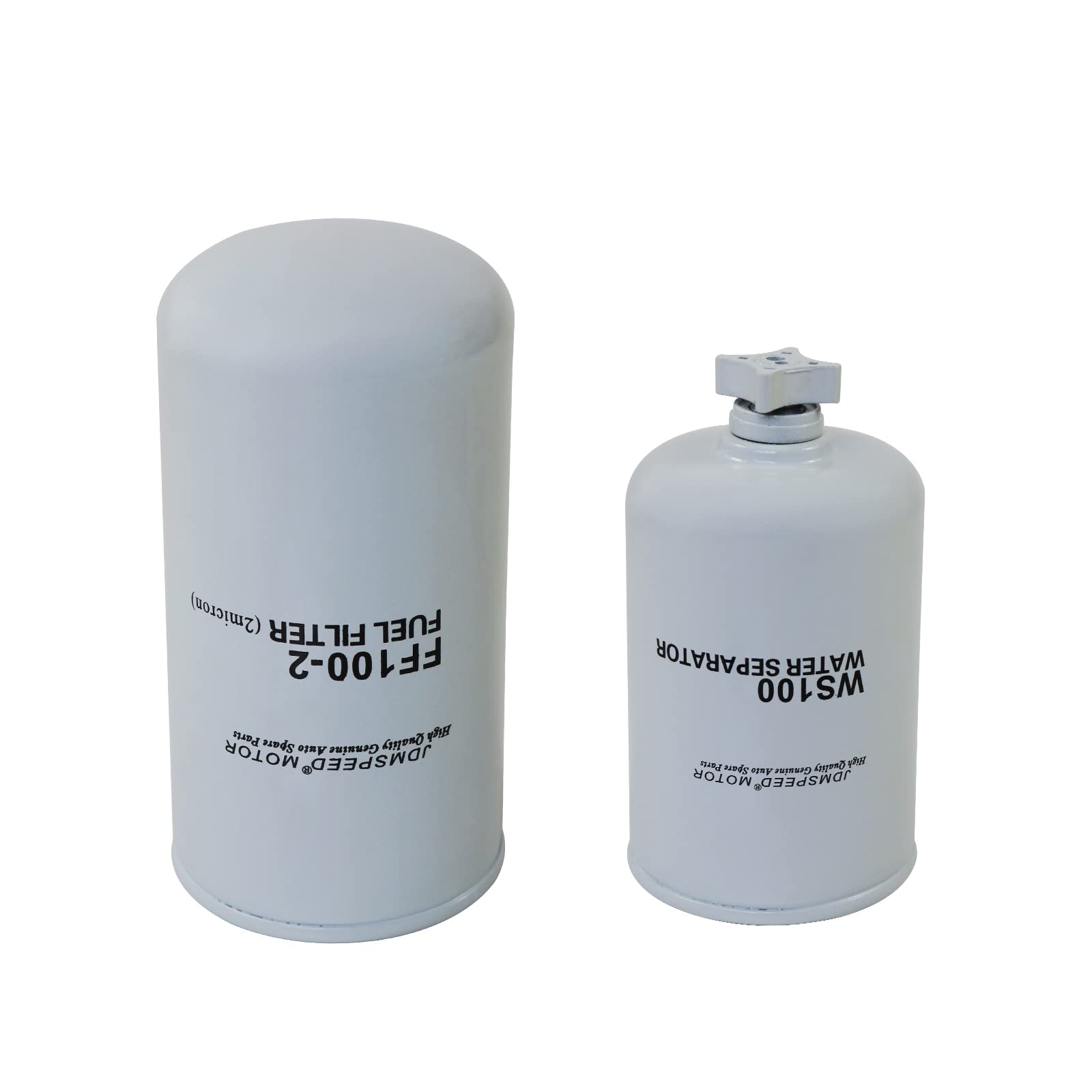 Dodge Ram Cummins Fuel Filter & Water Separator Replacement - FF100-2 & WS100 Compatible - Heavy Duty Diesel Engine Protection for Off-Road & Towing