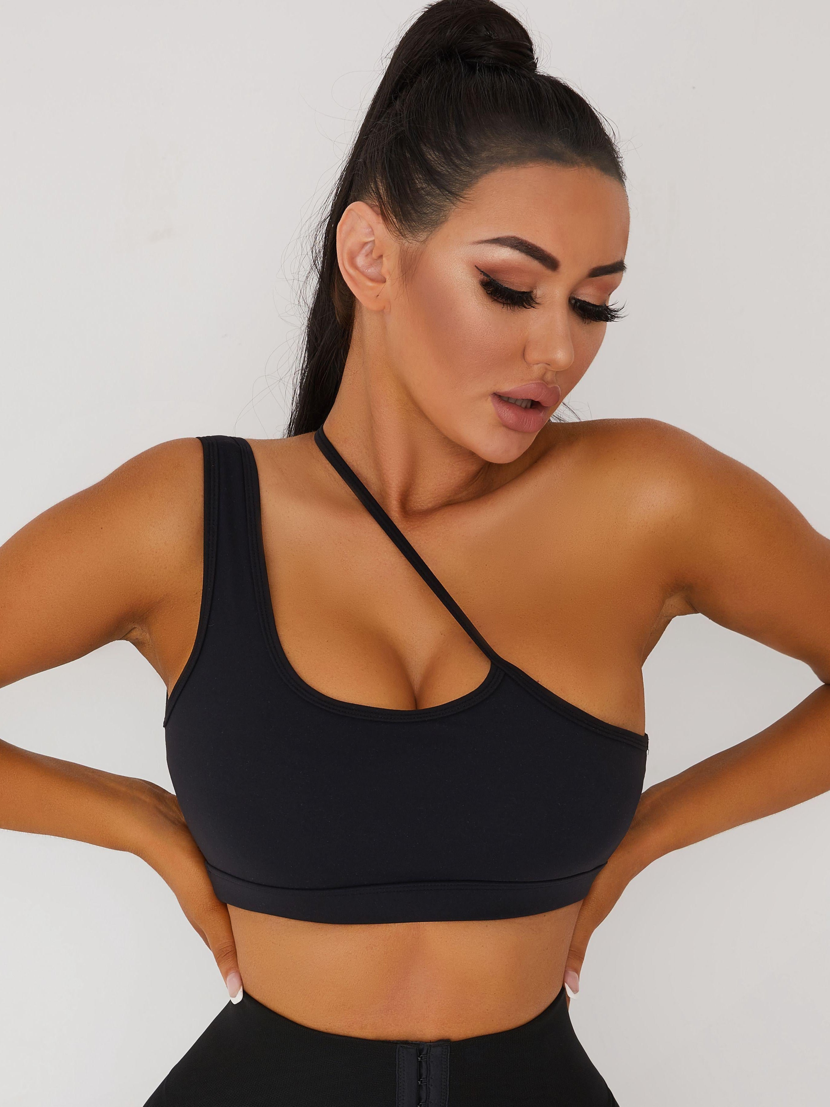ZASUWA Women's Medium Impact Sports Bra - Supportive Workout Top for Running, Yoga & Gym - Comfortable & Breathable Activewear