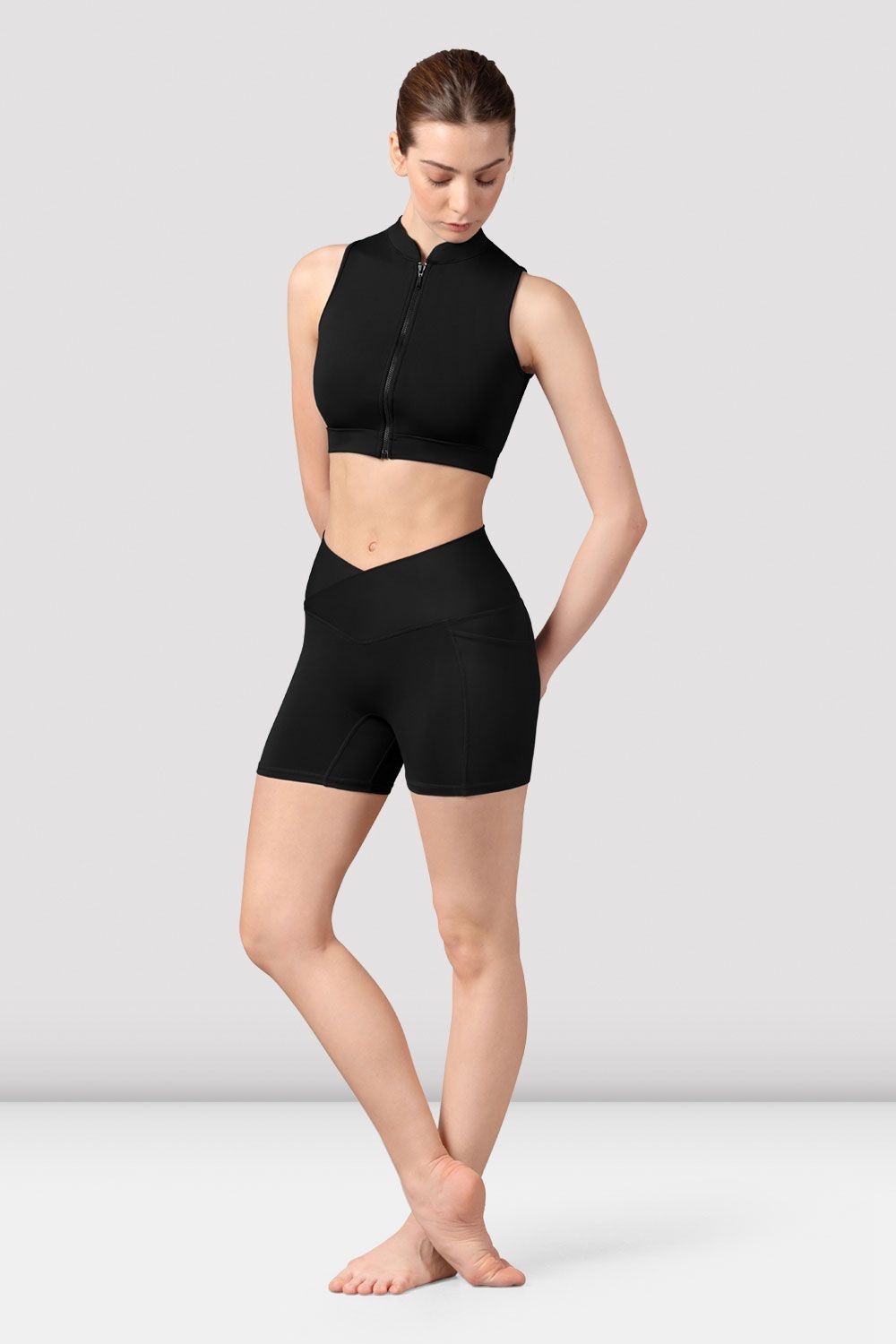 Women's Alix Zip Front Crop Top - Stylish & Trendy for Casual Outings, Parties & Summer Fashion