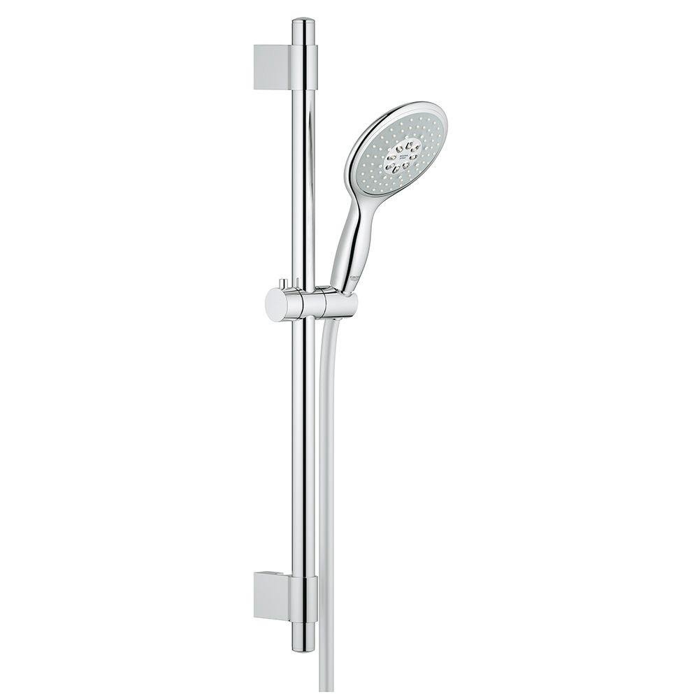 Grohe Power and Soul 130 Shower Set with Hand Shower in Starlight Chrome Finish | High-Pressure Rainfall Showerhead for Luxurious Spa-Like Bathroom Experience | Perfect for Modern Home & Hotel Renovations