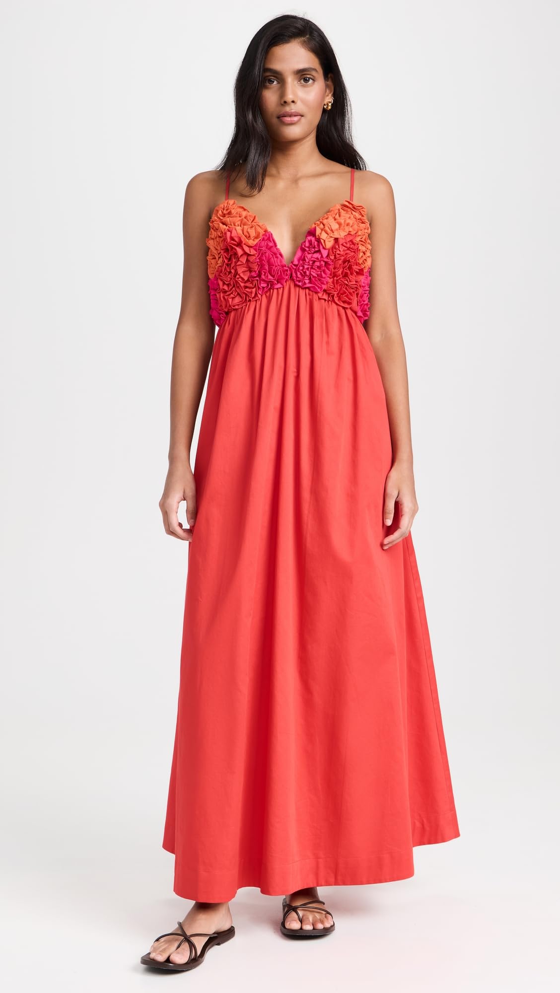 Mara Hoffman Women's Annika Dress - Flowy Summer Maxi Dress with Floral Print | Perfect for Beach Vacations, Weddings & Boho Fashion