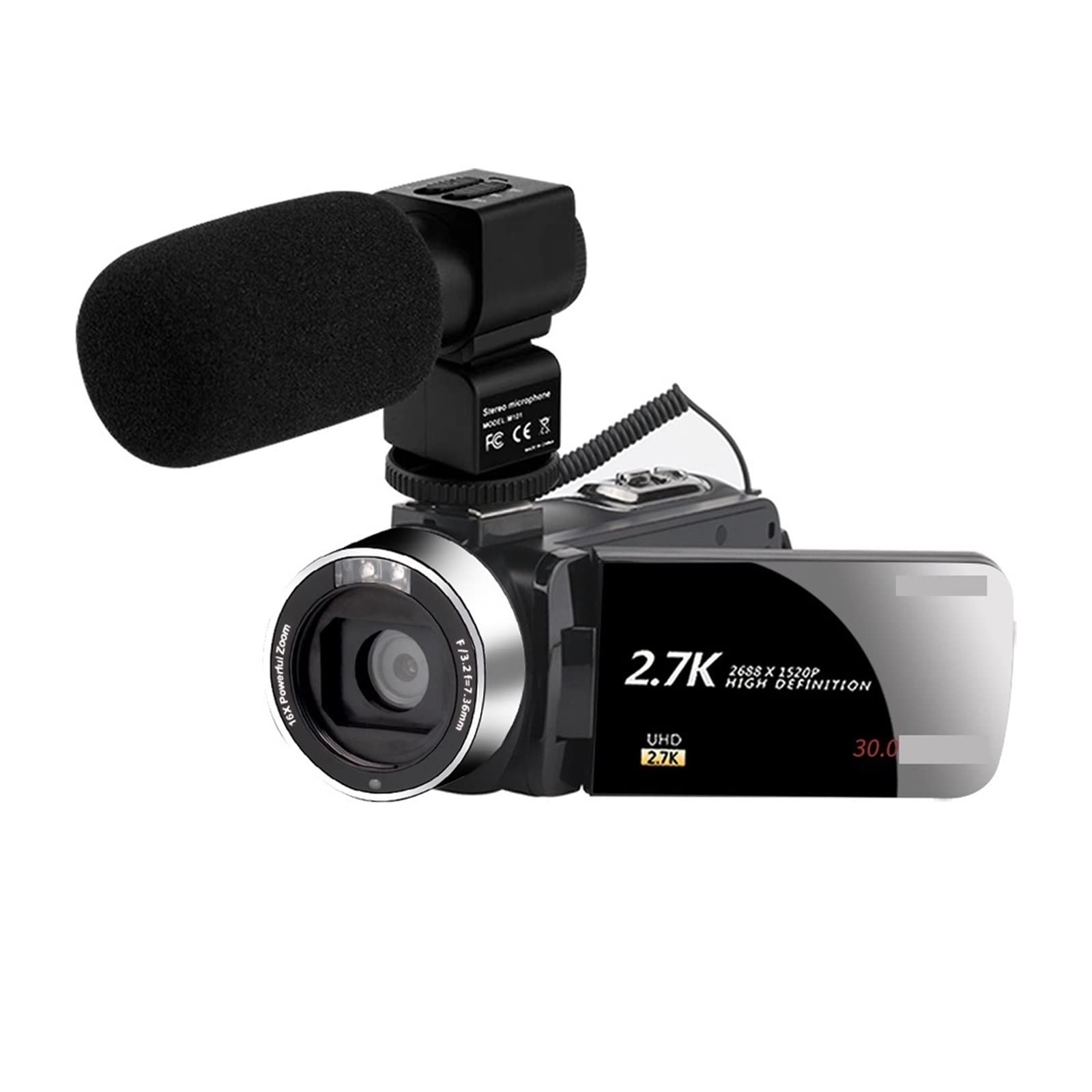 BODORME 1080P HD Digital Camcorder with 16X Zoom - Portable Video Camera for Vlogging, YouTube, Home Movies & Outdoor Photography - Includes 128GB SD Card & Webcam Function (NA-U800-LO) - Perfect for Travel, Family Events, Live Streaming & Content Creation