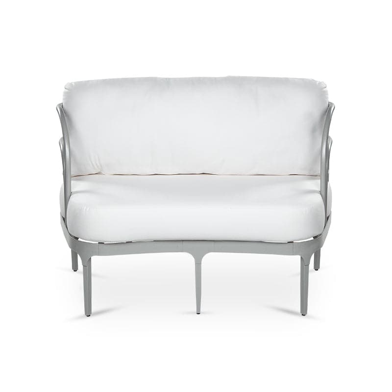 Amalfi Outdoor Loveseat - Waterproof Wicker Patio Furniture Set for 2, All-Weather Resin Rattan Sofa with Cushions - Perfect for Garden, Balcony, Poolside & Backyard Relaxation
